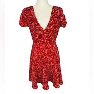 Red Polka Dot Mini Dress
